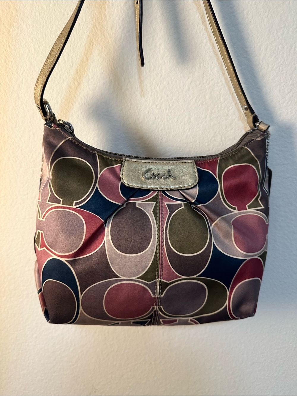 Coach Soho Optic Lynn F19193 Multicolor Hobo Shoulder Bag - Picture 7 of 9